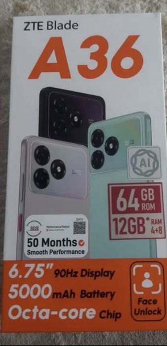 ZTE A36 blade новый телефон