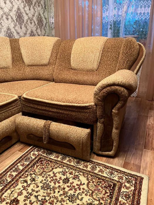 Диван раскладной + кресло