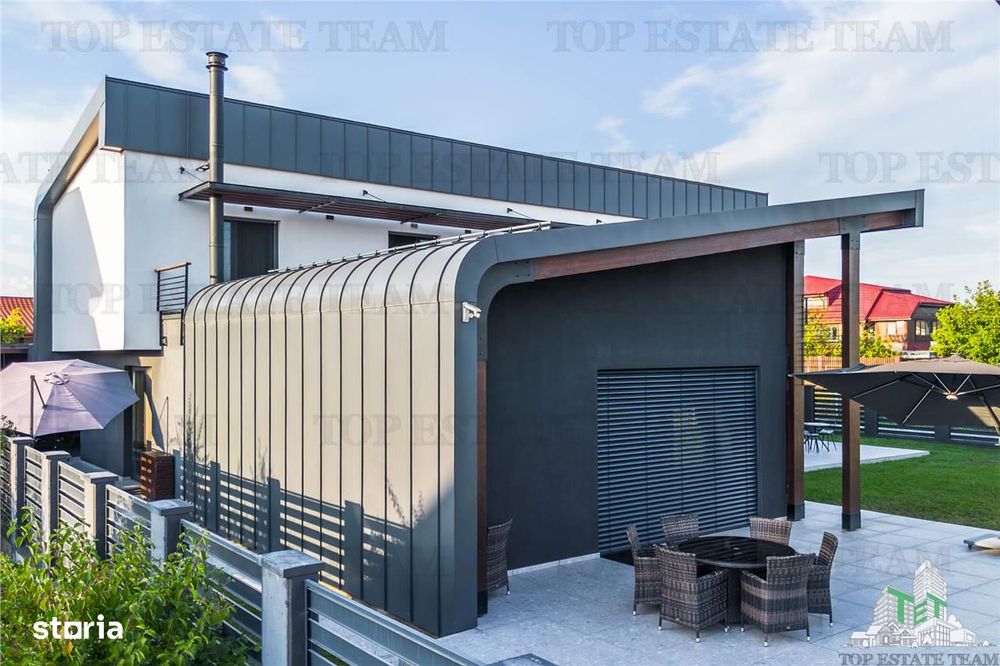 Casa moderna in Corbeanca cu 5 dormitoare si instalatia pentru piscina