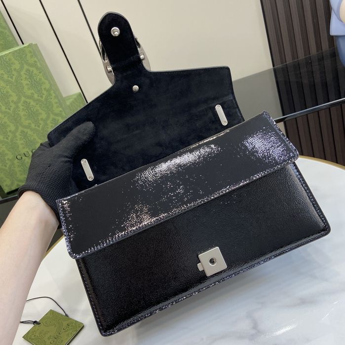 Geanta Gucci 28 cm, negru, tip Premium