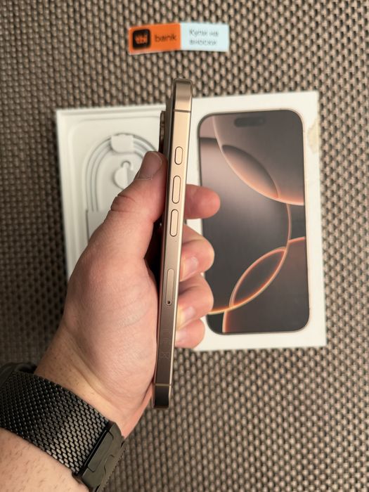 КАТО НОВ!*ЛИЗИНГ* iPhone 16 Pro 128Gb Desert Titanium / ГАРАНЦИЯ