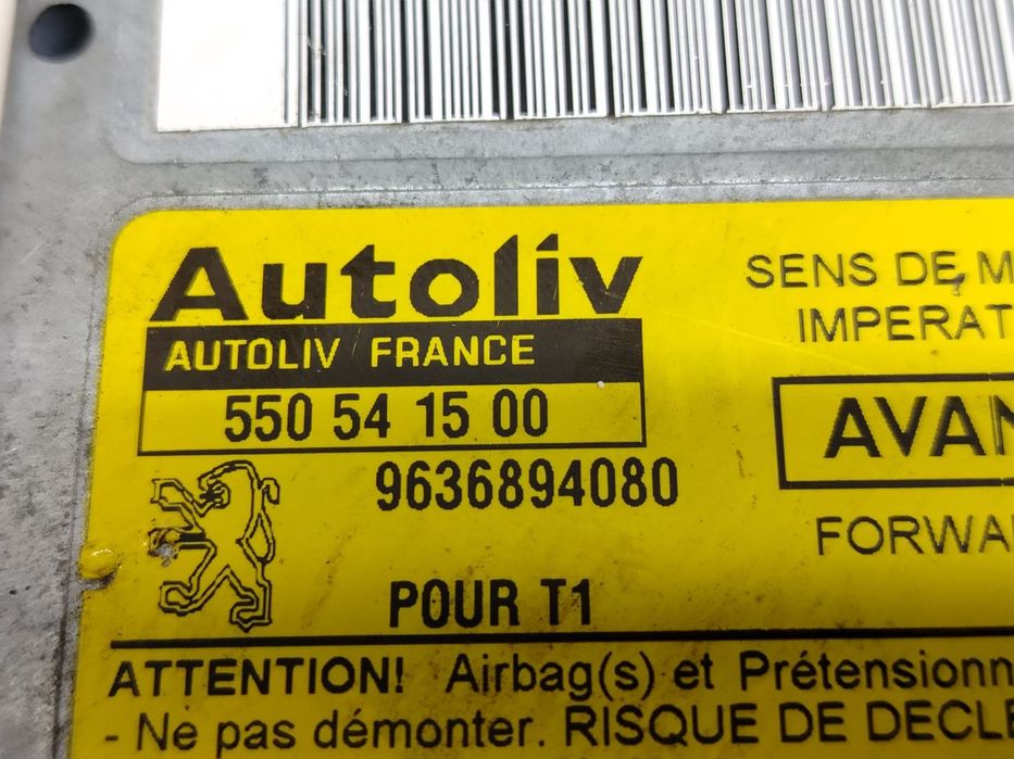 Calculator airbag 550541500 Peugeot 206 1 [facelift] [2002 - 2009]