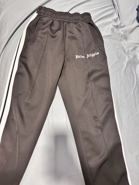 Pantaloni young rich white , palm angels
