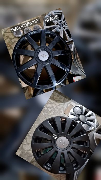 AUDI 18 и 19 цола  5X100 и 5X112 комбинирани 19 цола оригиналниЗамъка