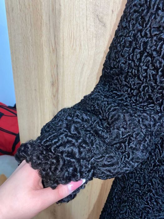 Geaca Astrahan si guler de nurca