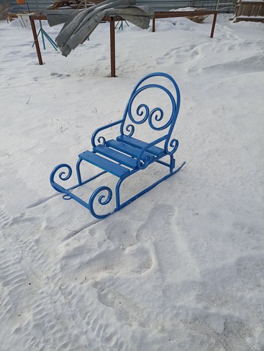 Санки детские. Кованые изделия