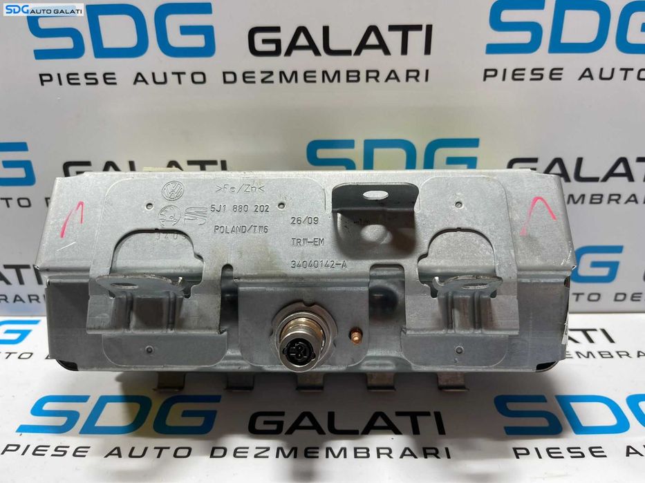 Airbag Pasager Skoda Roomster 2006 - 2015 Cod 5J2880202C