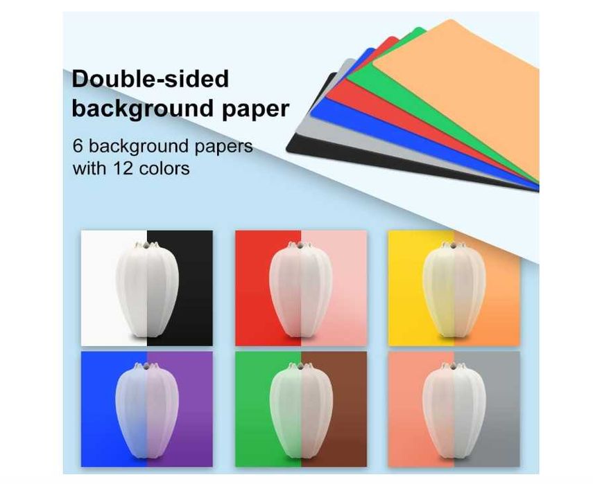 PULUZ 25 cm Cutie mică de fundal studio foto, pliabilă, portabilă