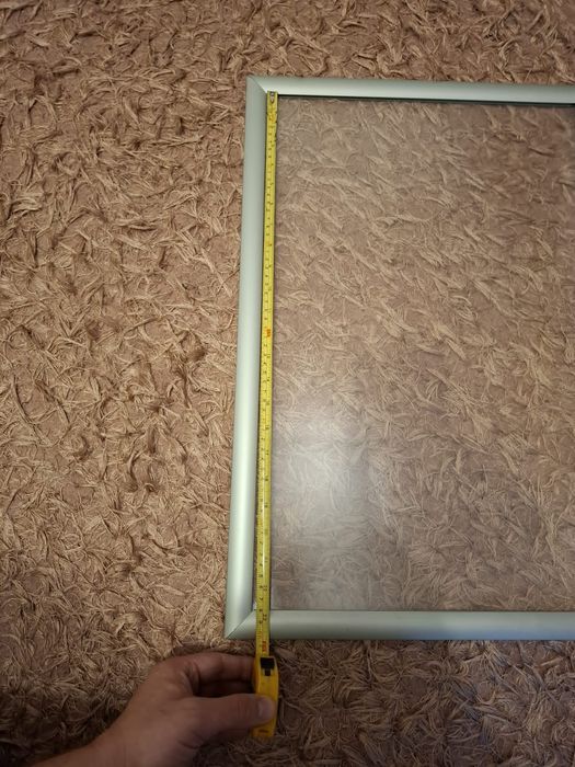 rama aliminiu pt poze puzzle postere afise 38x58cm culoare argintiu ma