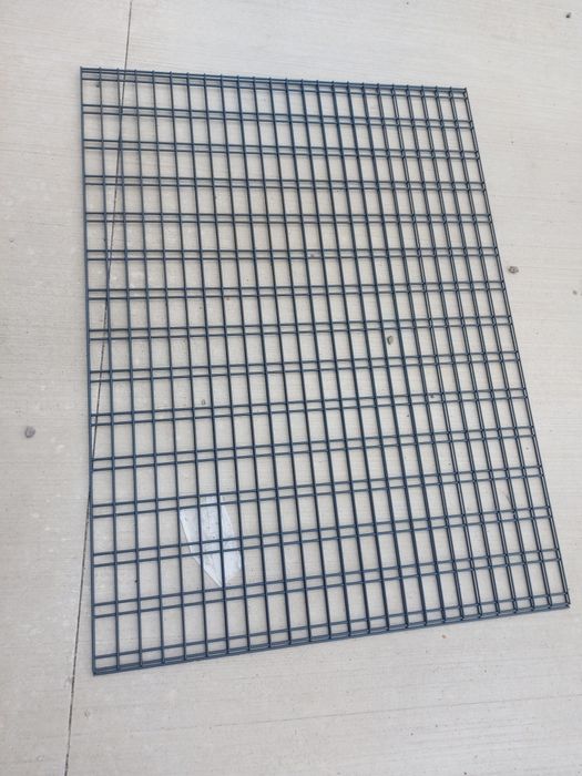 Panou grilaj metalic modular  plastifiat