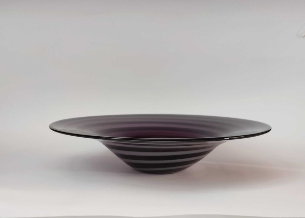 Голяма фруктиера от арт стъкло