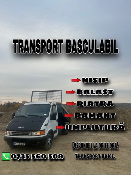 Aduc la comanda (nisip,pamant,lemne,piatra,umplutura)