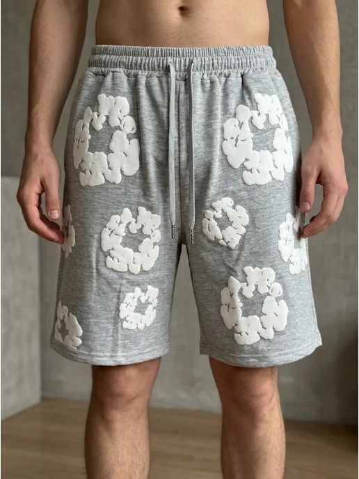 Denim tears серые шорты размер:XL в наличии