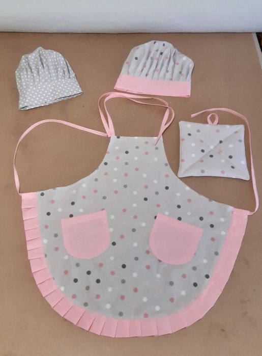 Детска готварска престилка/ шапка