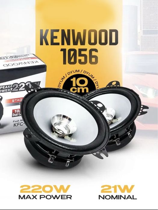 Kenwood 220w 10 sm razmer Orginal spark matiz nexia oldi va.. .