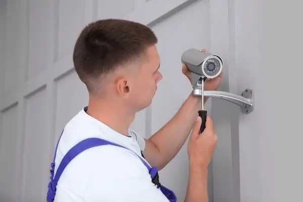 Установка камер видеонаблюдения