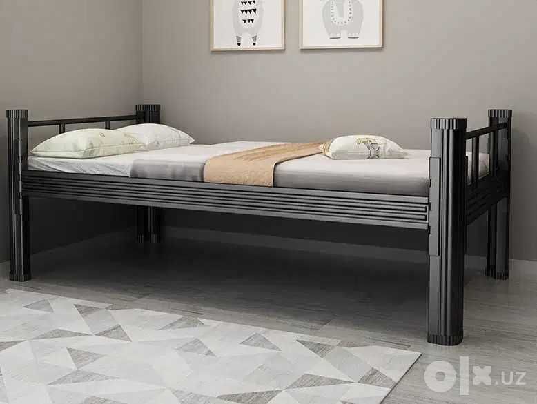 Metall karavot 90x200, bir qavatli | Металлическая кровать 90x200