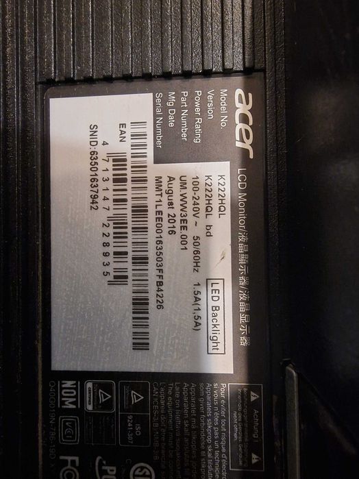 Монитор Acer K222HQL