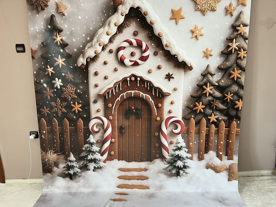 Коледен винил/фон за фотосесия