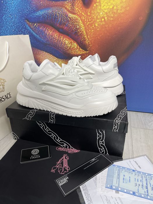 Adidasi Versace Odissea piele naturala 100% Full Box colectie noua