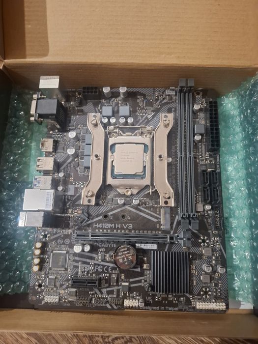 I3 10100f + placa de baza h410m h v3