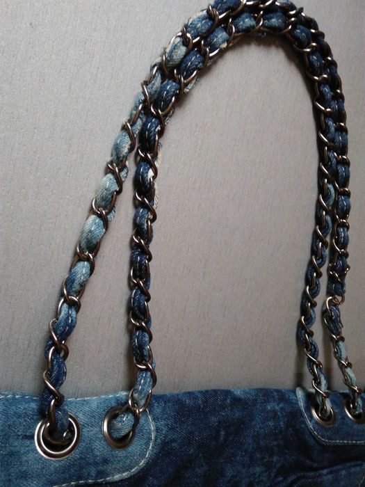 Чанта от дънков плат