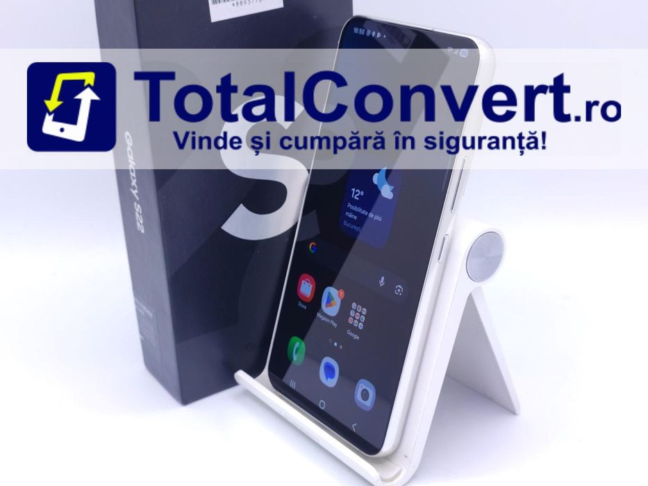 Samsung S22 5G 128GB Phantom Black 8GB, Garantie 24 luni | #D88937