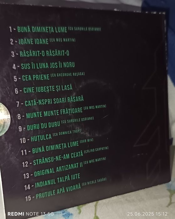 Cd Argatu' "Culese din cartier"(Subcarpati)