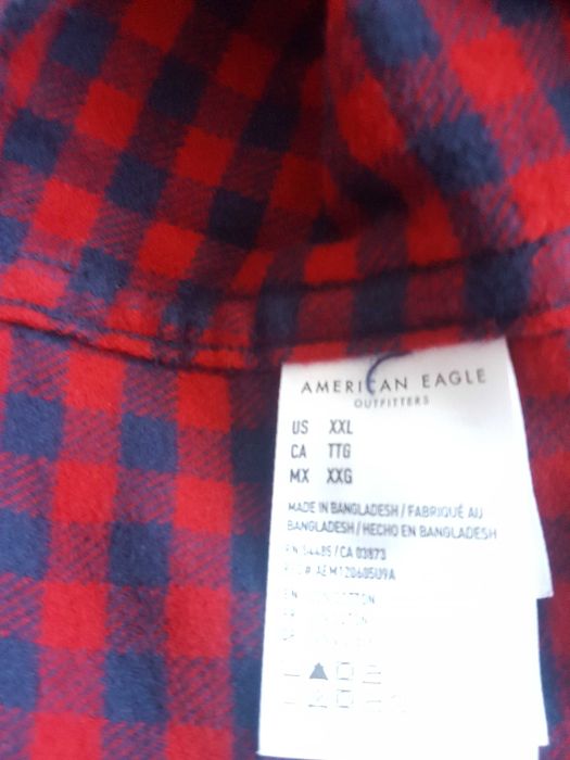 Мъжка спортна риза с дълъг ръкав , 2XL , 100%памук.