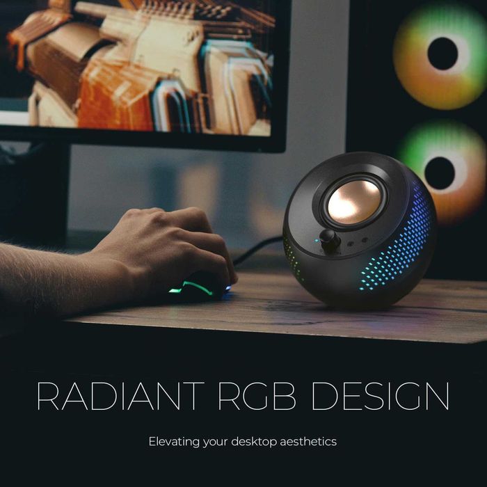 CREATIVE Pebble X Plus 2.1 USB-C високоговорители със субуфер и RGB