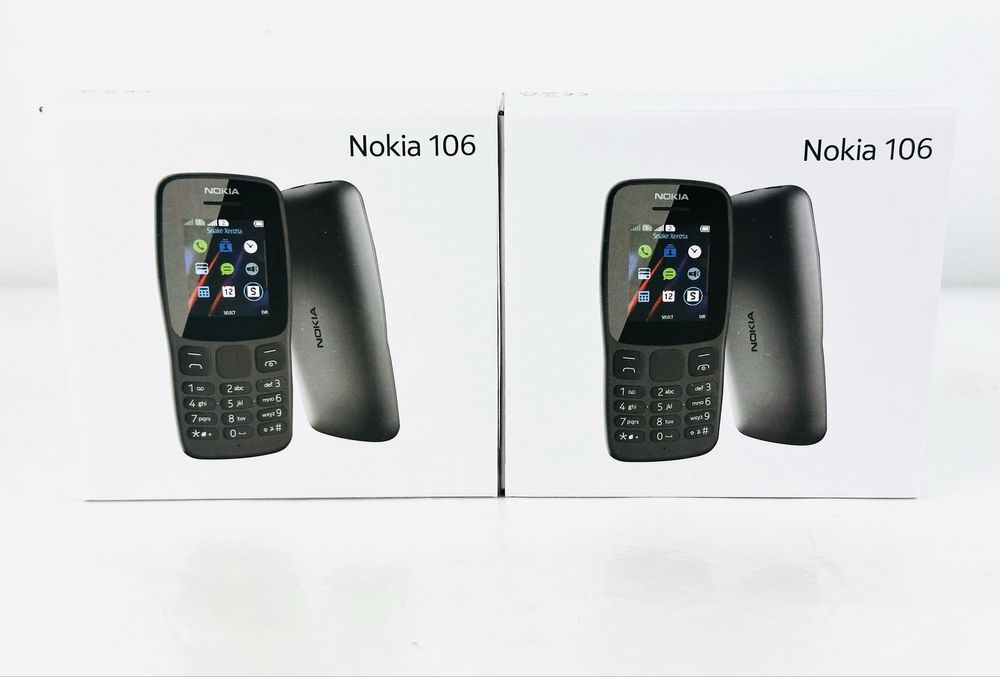 НОВ!Nokia 106 Dual 2018 Black 24м. Гаранция!