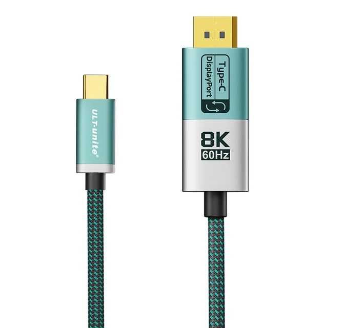 Кабель - адаптер  USB TypeC to DP 8K. ДВУНАПРАВЛЕННЫЙ