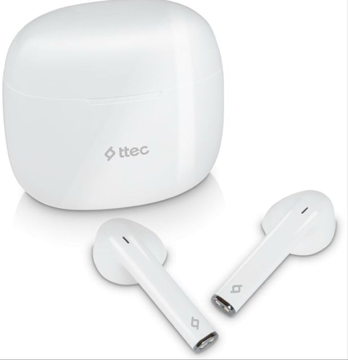 Безжични слушалки ttec TWS Mode, бели
