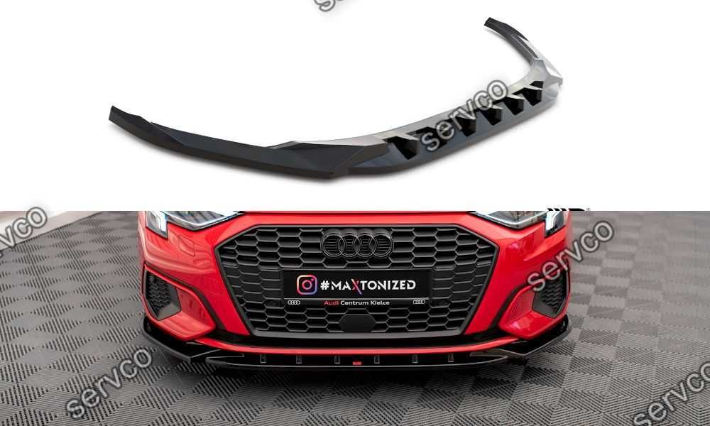 Prelungire splitter bara fata Audi A3 8Y 2020- v18 - Maxton Design