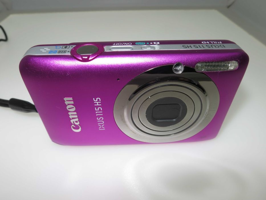 Canon IXUS 115 компактен фотоапарат камера розов цвят FULL-HD видео
