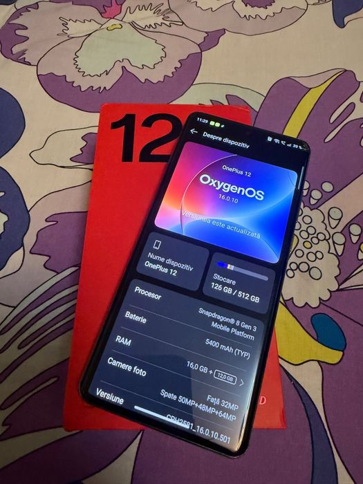 Vând schimb oneplus 12 16gb 512gb