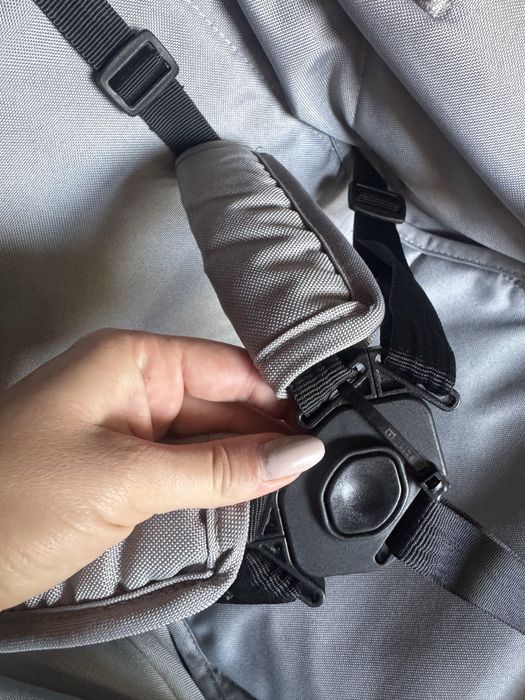 Бебешка комбинирана количка 2 в 1 KikkaBoo - Amani, Сива