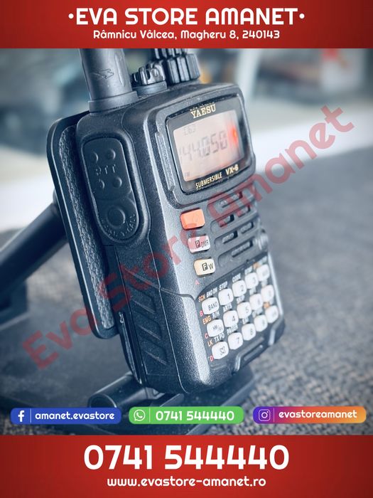 Statie radio / Transciever YAESU VX-6 Tri-band VHF/UHF 144–146 MHz / 430–440 MHz