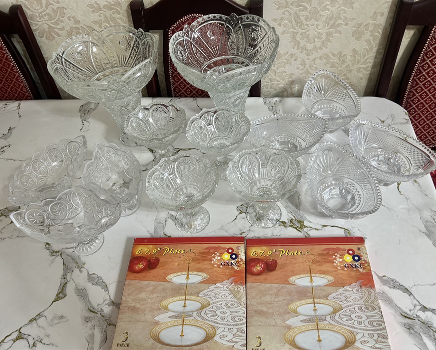 Конфетницы, этажерки, салатницы