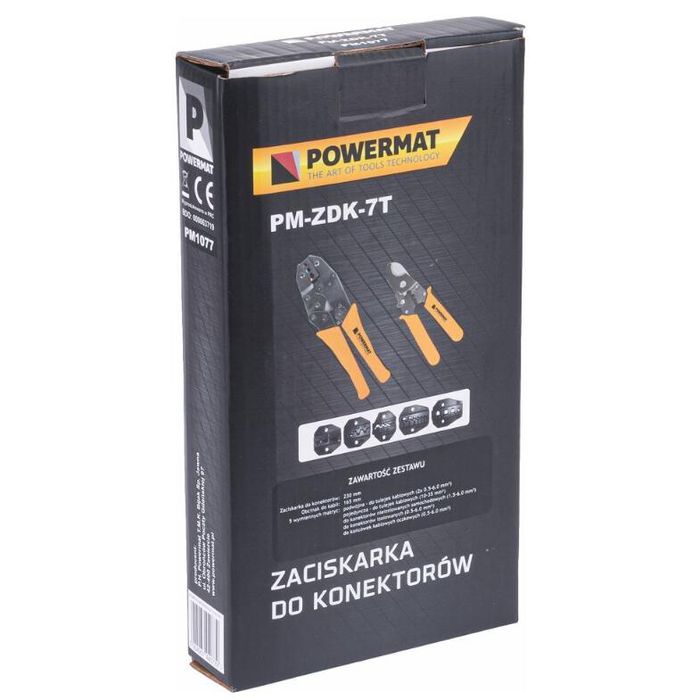 Set 2 clesti pentru sertizare cabluri electrice 7 in 1, Powermat