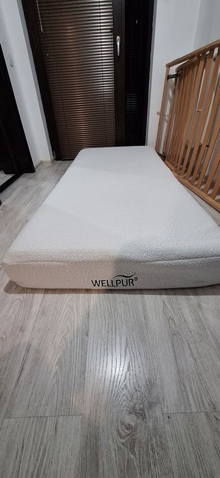 Saltea WELLPUR Gold F35 și Somieră Reglabilă MANN – 90x200