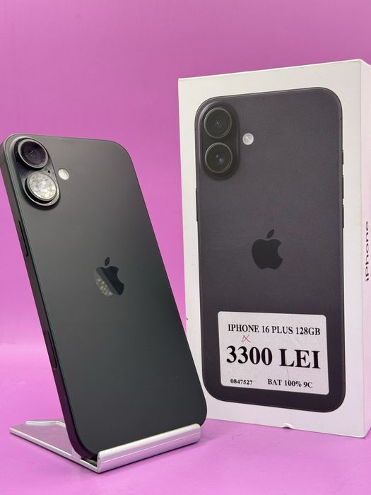 Iphone 16 plus 128gb•amanet matei crangasi•0847