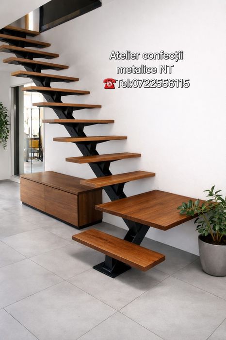 Realizăm la comandă: Scări interioare