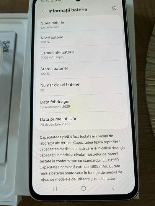 Samsung A56 5g cu garantie 2 ani