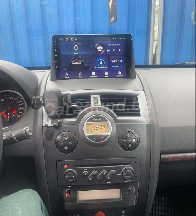 Renault Megane 2 - 9" Android Мултимедия Рено Меган Навигация Андроид