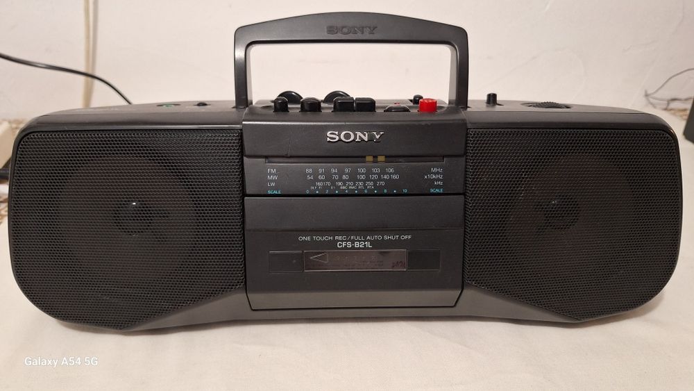 Radiocasetofon Sony
