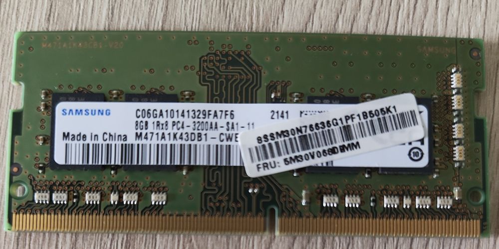 Samsung RAM laptop DDR4 8GB 3200mhz/mt