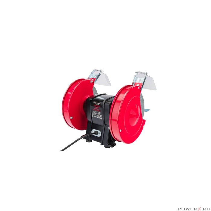 Polizor de banc cu 2 pietre, 200 mm, 1700W, 2950 rpm, Red Technic