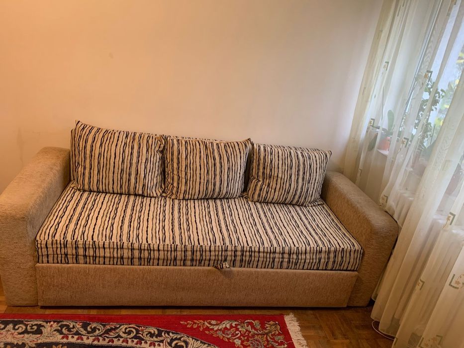 Canapea extensibila + fotoliu