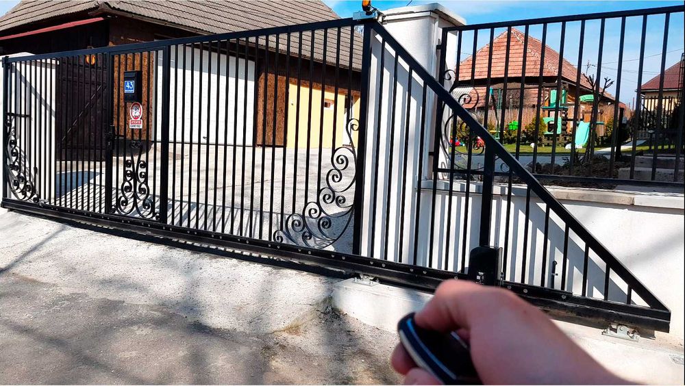 Automatizare poarta batanta culisanta sina Motorline montaj Carei